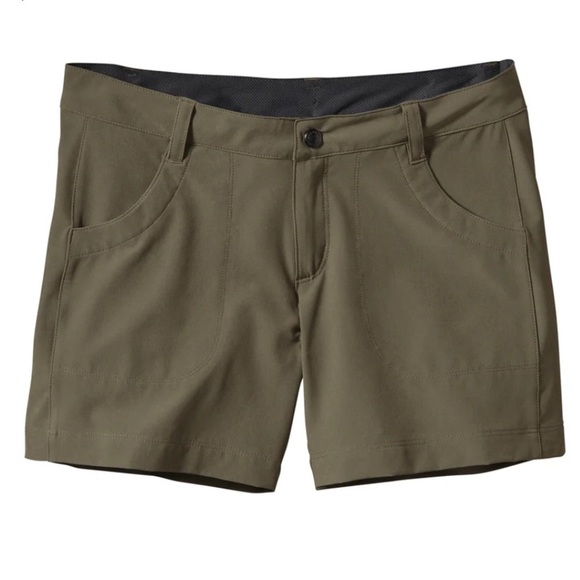 Patagonia Women's Happy Hike Short Size 6 Olive Green